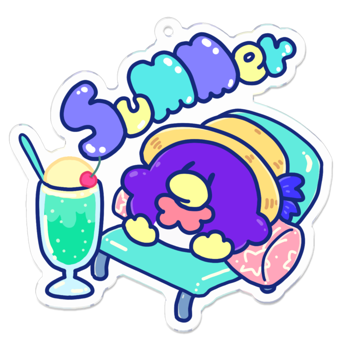 アクリルキーホルダー - 70 x 70 (mm)