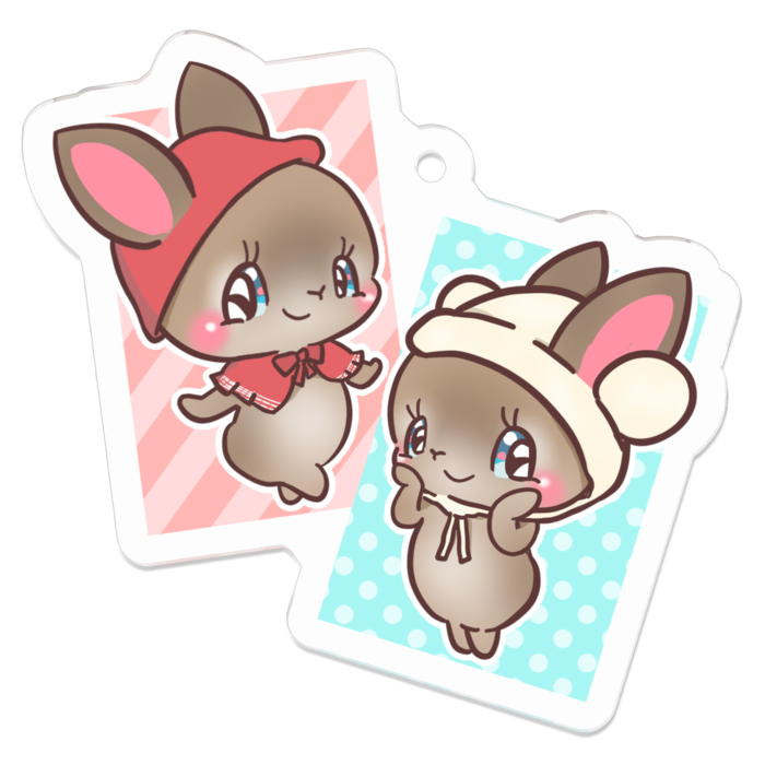 アクリルキーホルダー - 50 x 50 (mm)