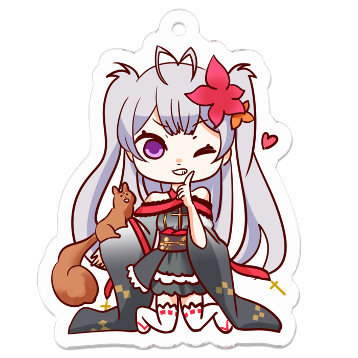 アクリルキーホルダー - 50 x 50 (mm)