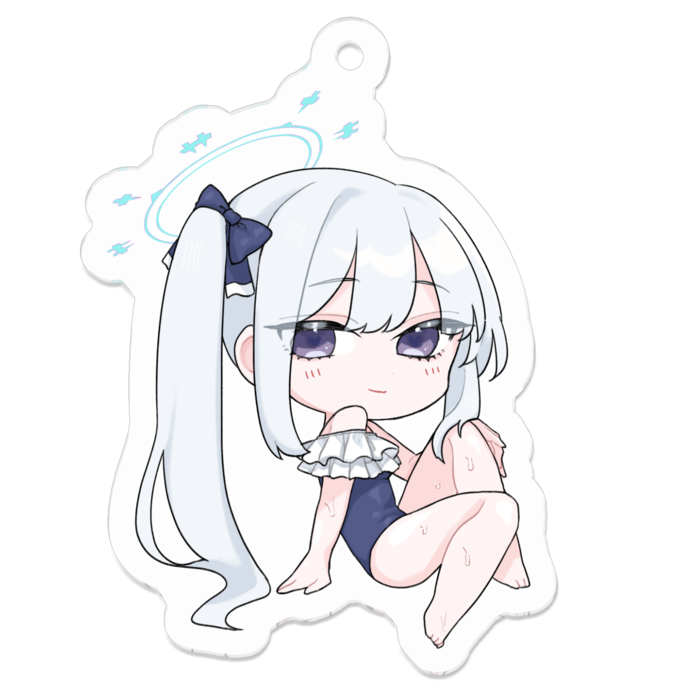 アクリルキーホルダー - 50 x 50 (mm)