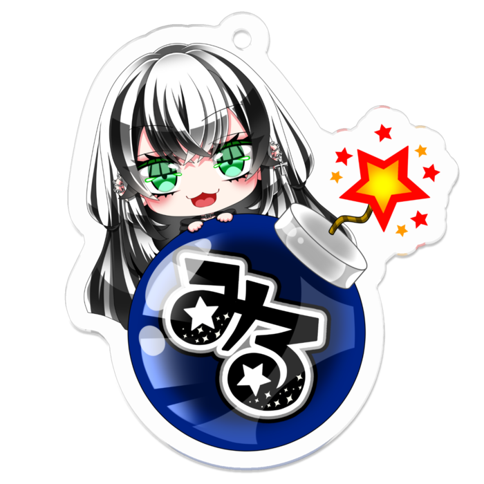 アクリルキーホルダー - W50 × 50mm 以内
