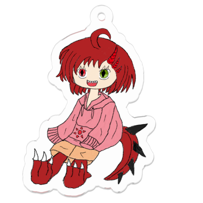 アクリルキーホルダー - 50 x 50 (mm)