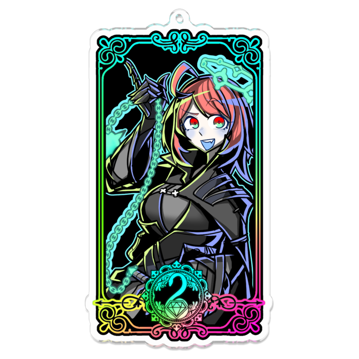 アクリルキーホルダー - 100 x 100 (mm)