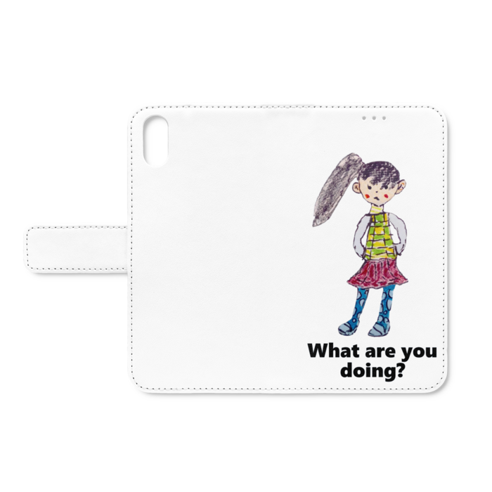 手帳型iPhoneケース - iPhone XS / X - ストラップ穴 なし