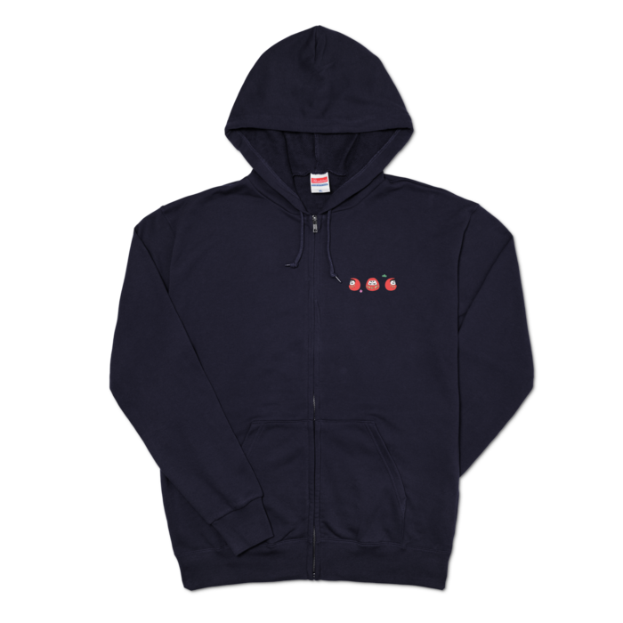 ジップパーカー - XL - 左胸