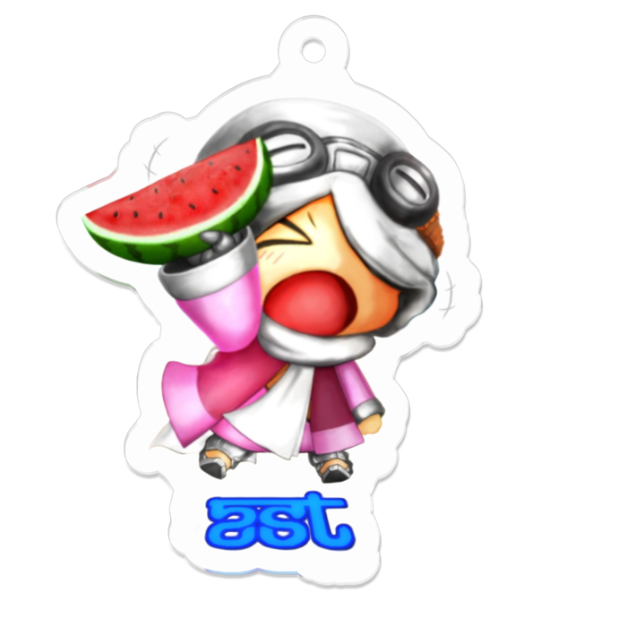 アクリルキーホルダー - 50 x 50 (mm)