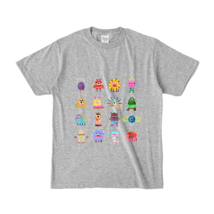カラーTシャツ - S - 杢グレー (濃色)