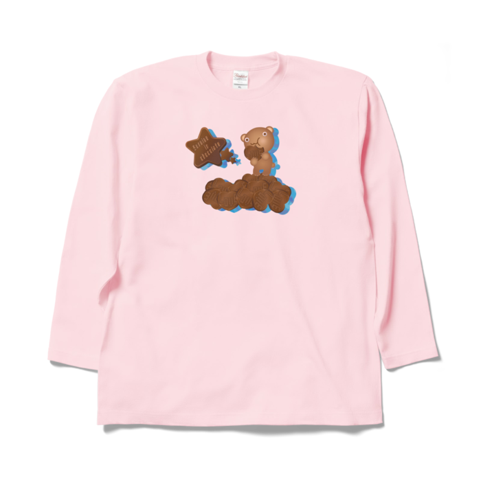 ロングスリーブTシャツ - XL - ライトピンク