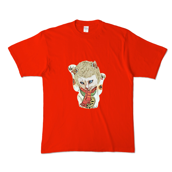 カラーTシャツ - XL - レッド (濃色)