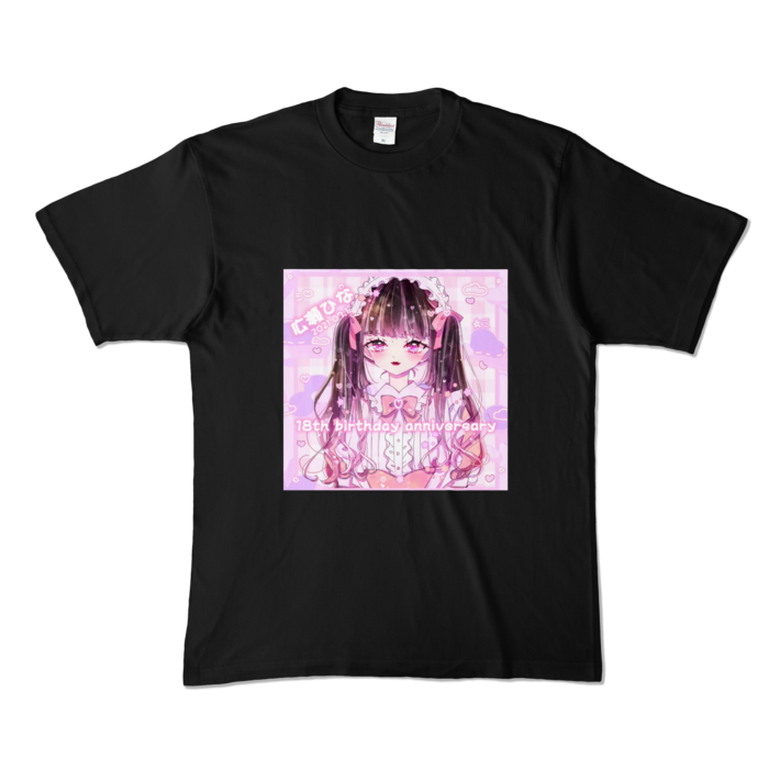 カラーTシャツ - XL - ブラック (濃色)