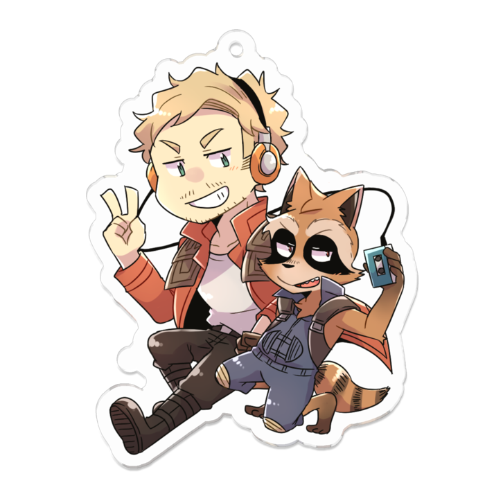 アクリルキーホルダー - 70 x 70 (mm)