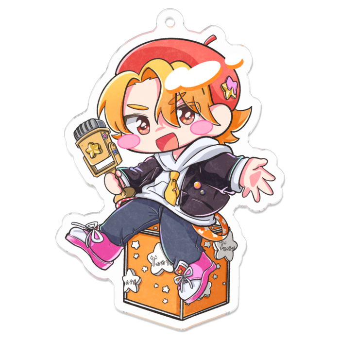 アクリルキーホルダー - 70 x 70 (mm)