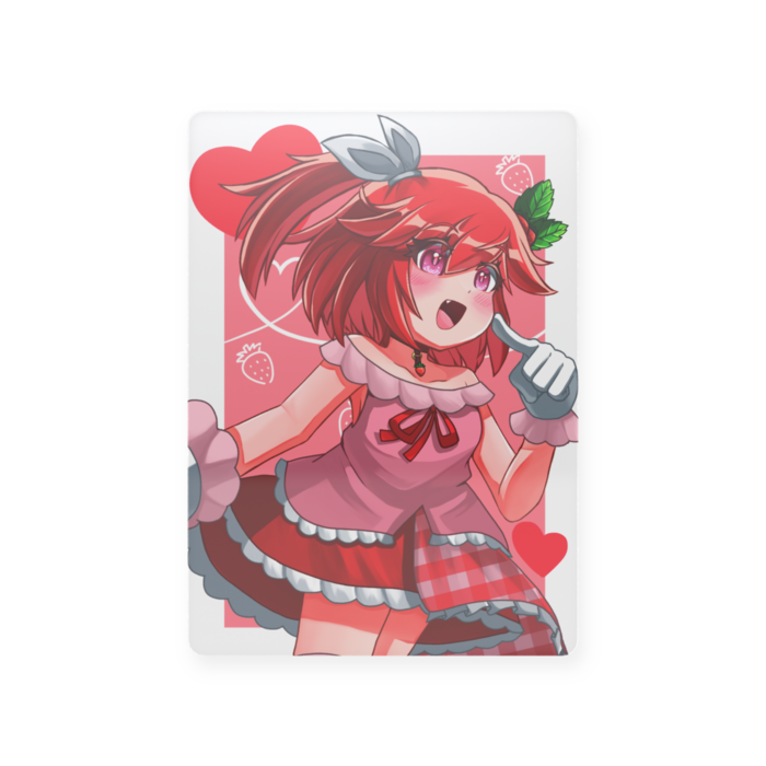 プラスチックカード - トレカ（63 × 88mm）- いちご
