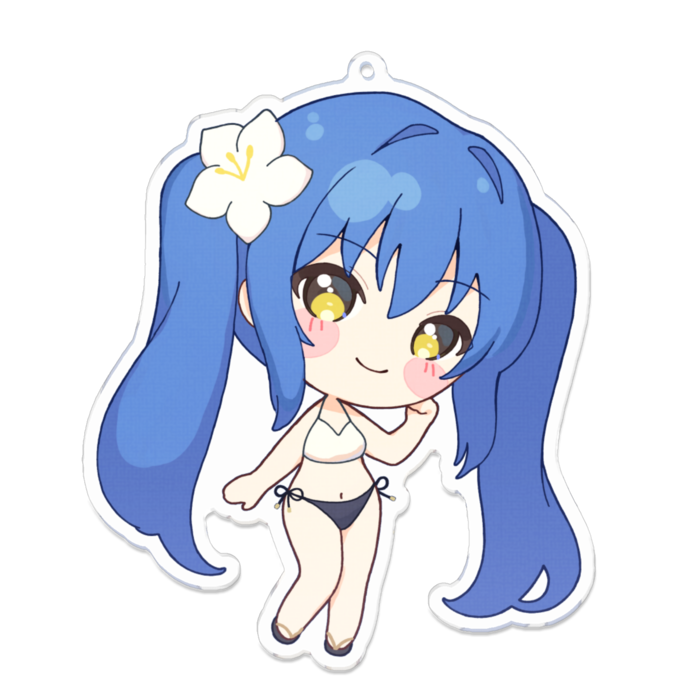 アクリルキーホルダー - 100 x 100 (mm)