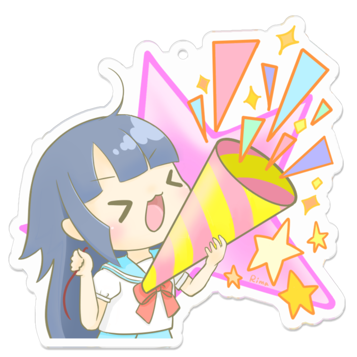 アクリルキーホルダー - 70 x 70 (mm)