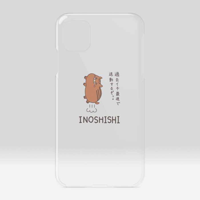 クリアiPhoneケース - iPhone11
