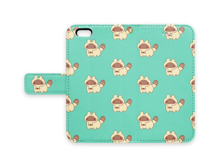 手帳型iPhoneケース - iPhone6 - ストラップ穴 あり