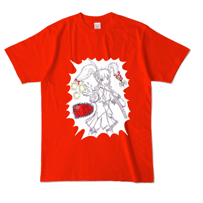 カラーTシャツ - L - レッド (濃色)