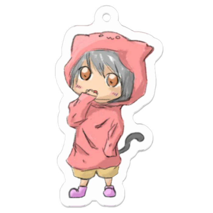 アクリルキーホルダー - 50 x 50 (mm)