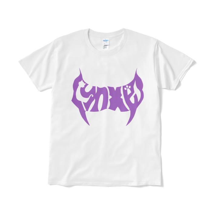 - L - ホワイト（紫文字）