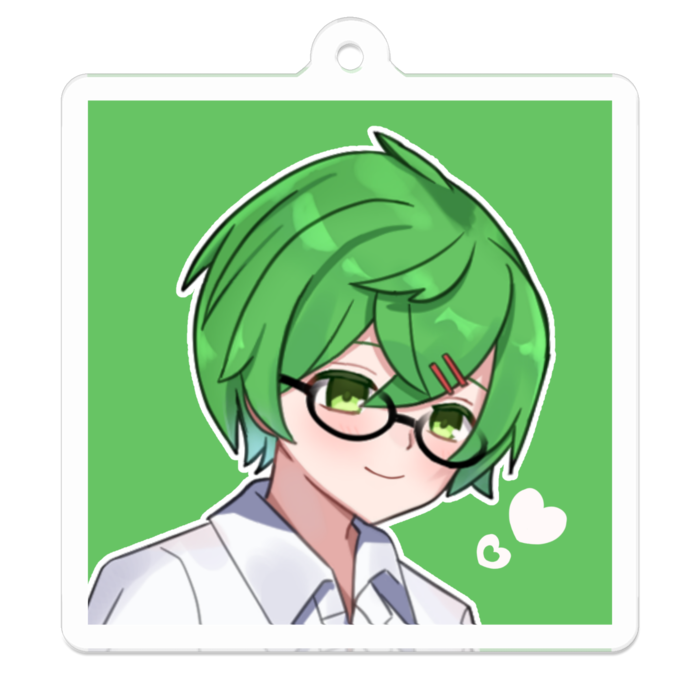 アクリルキーホルダー - 50 x 50 (mm)