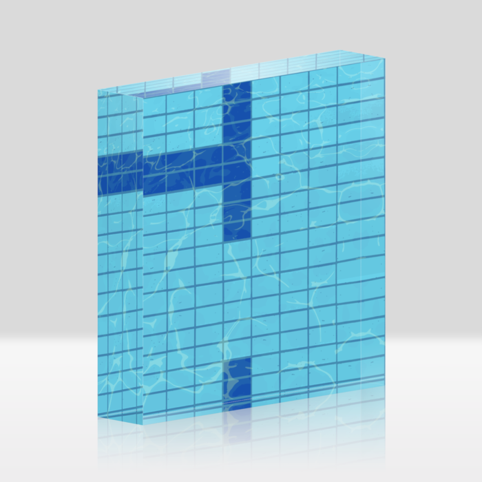 アクリルブロック - 100 × 100 (mm)