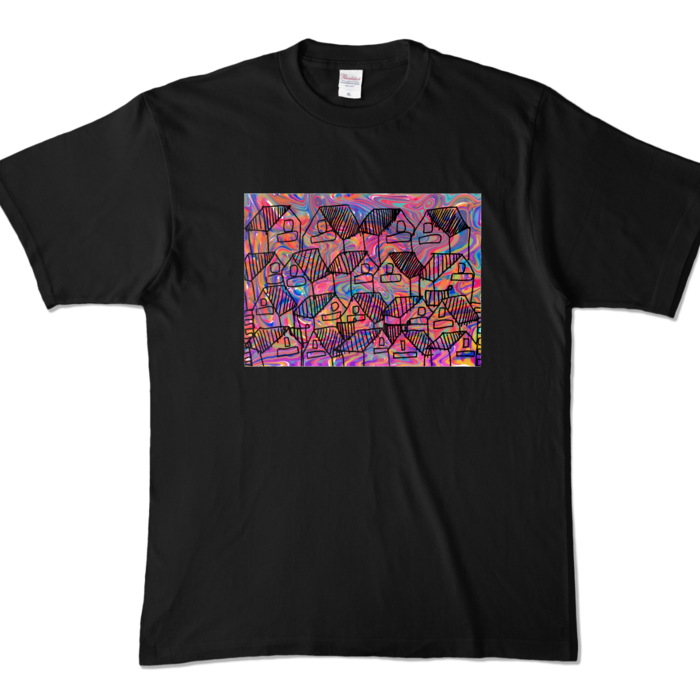 カラーTシャツ - XL - ブラック (濃色)