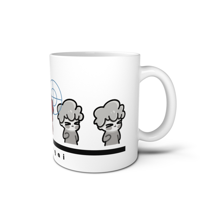 マグカップ - 直径 8 cm / 高さ 9.5 cm