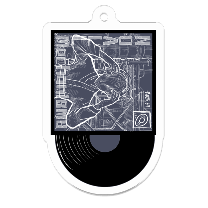 アクリルキーホルダー - 50 x 50 (mm)