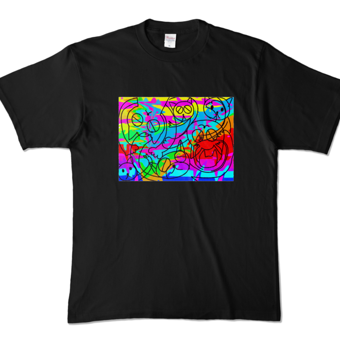 カラーTシャツ - XL - ブラック (濃色)