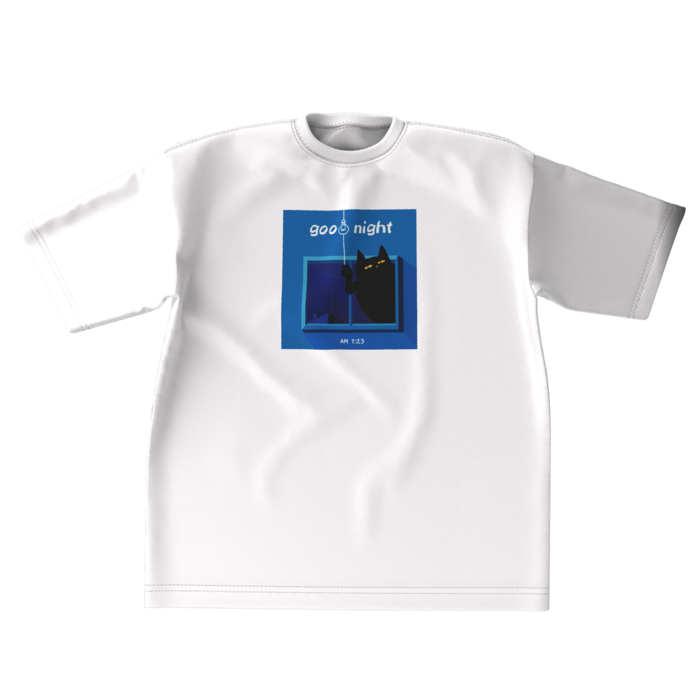 【goodnightさん】ビッグシルエットTシャツ - XL - 正面