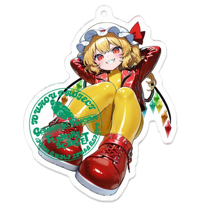 アクリルキーホルダー - 70 x 70 (mm)