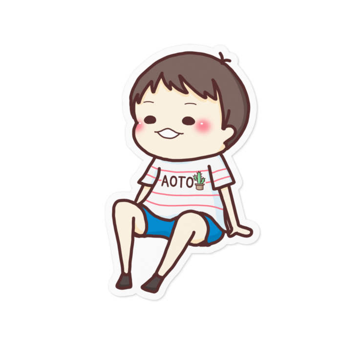 ステッカー - 100 x 100 (mm)