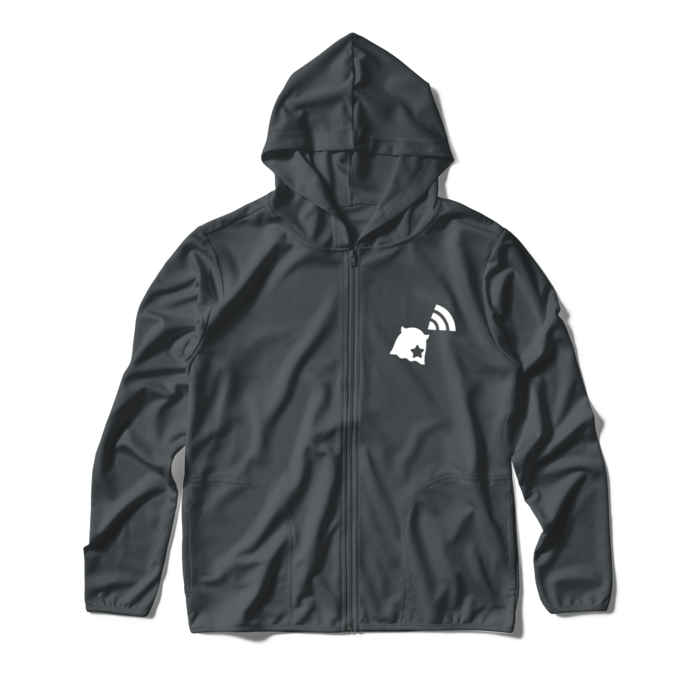 ジップパーカー - M - ダークグレー