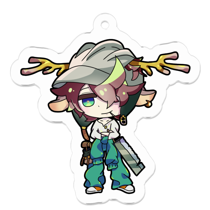アクリルキーホルダー - 50 x 50 (mm)