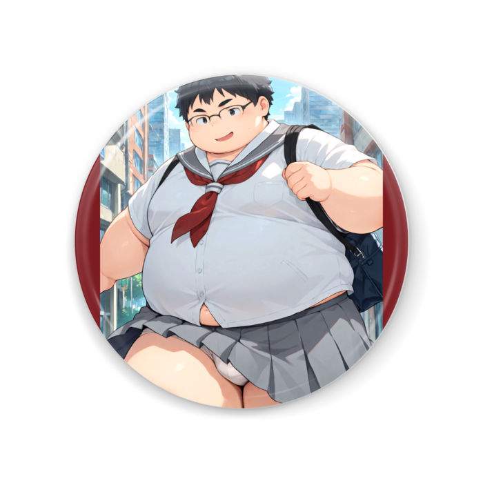 【缶ミラー】スカート学生 - 56mm