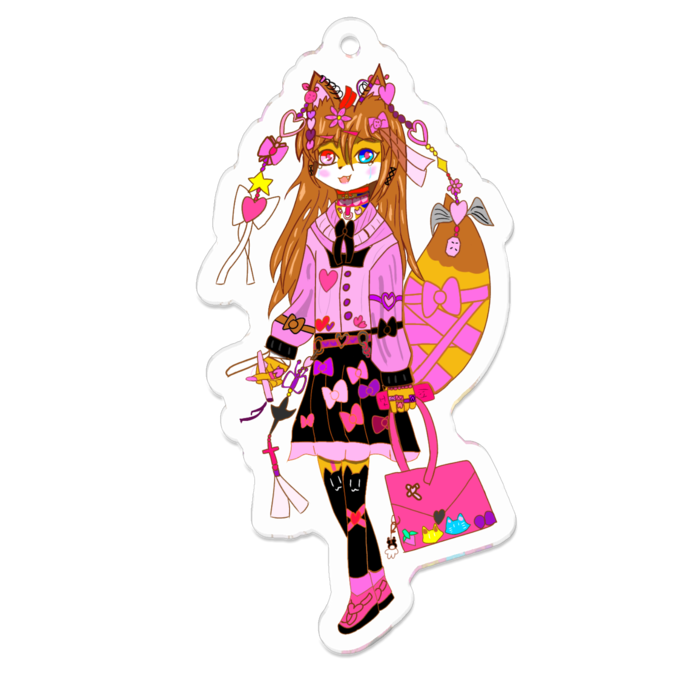 アクリルキーホルダー - 70 x 70 (mm)