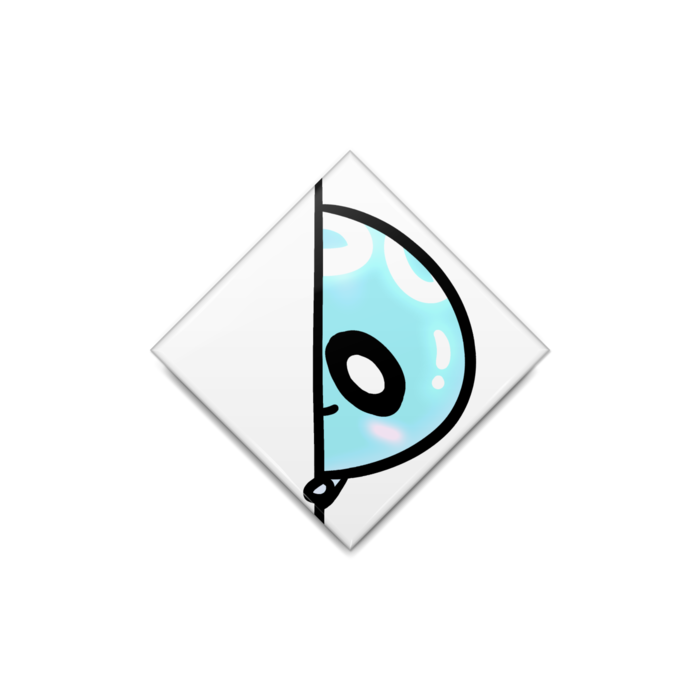 缶バッジ - ひし形40mm