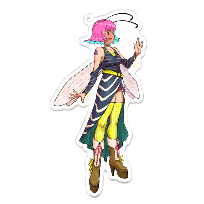 アクリルキーホルダー - 100 x 100 (mm)