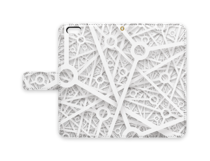 手帳型iPhoneケース - iPhone 6 Plus / 6s Plus - ストラップ穴 あり