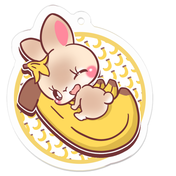 アクリルキーホルダー - 50 x 50 (mm)