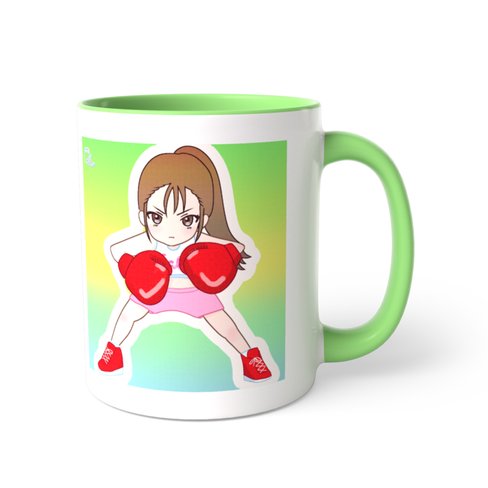 ツートンカラーマグカップ - 直径 8.2cm / 高さ 9.5cm