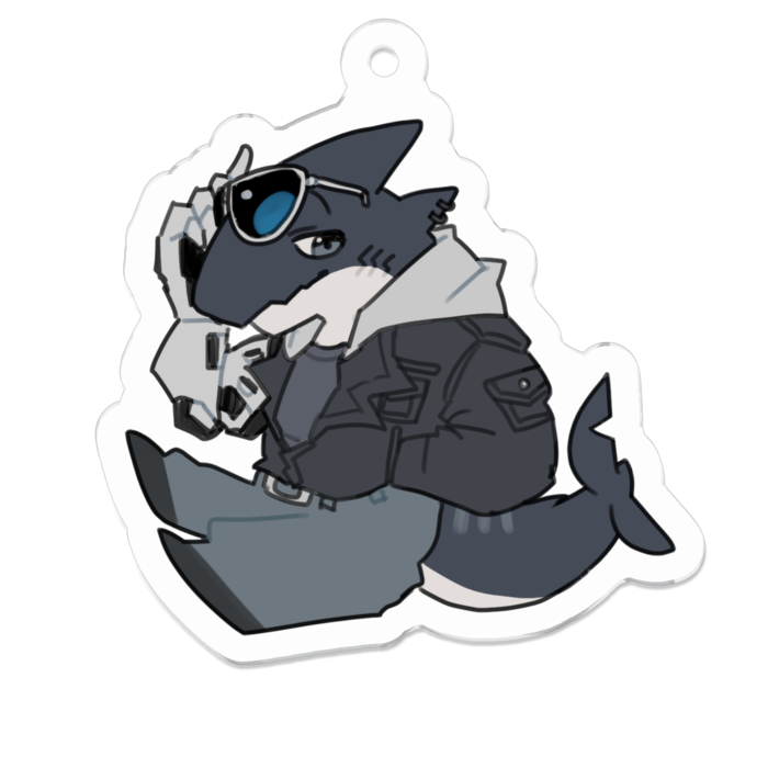 アクリルキーホルダー - 50 x 50 (mm)