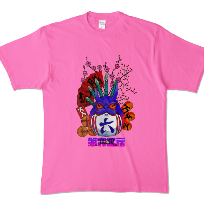 カラーTシャツ - XL - ピンク (濃色)