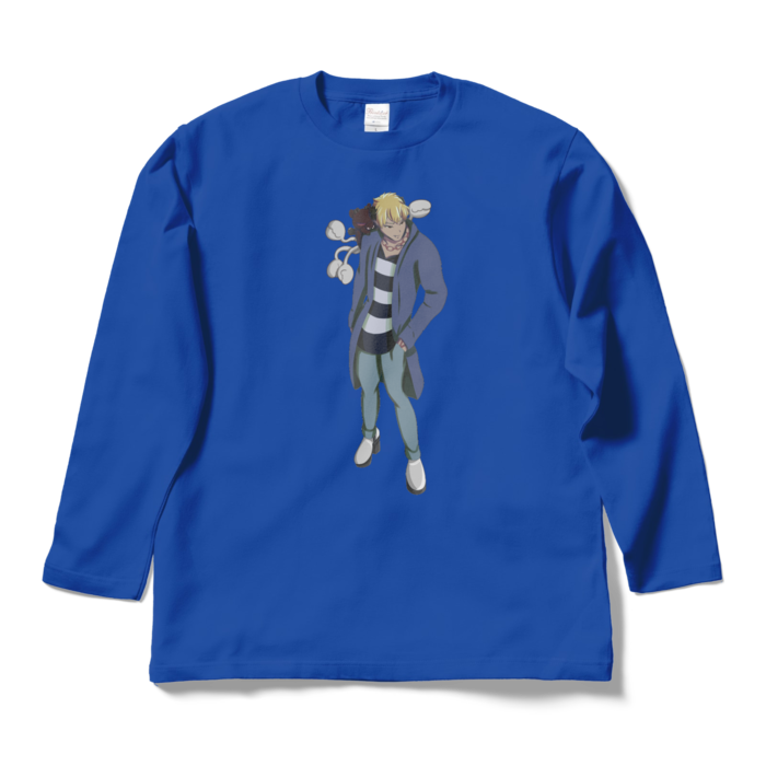 ロングスリーブTシャツ - L - ロイヤルブルー
