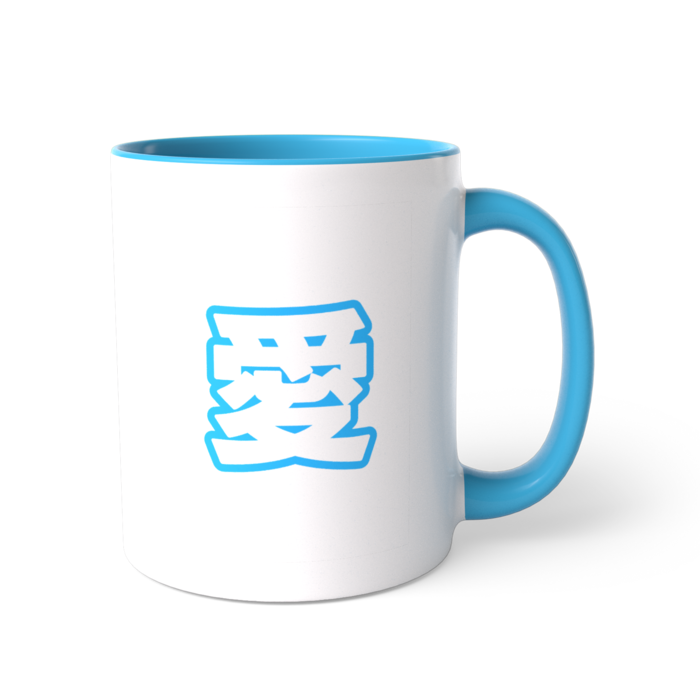 ツートンカラーマグカップ - 直径 8.2cm / 高さ 9.5cm