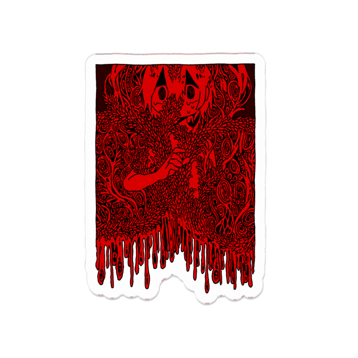 アクリルバッジ - 50 x 50 (mm)