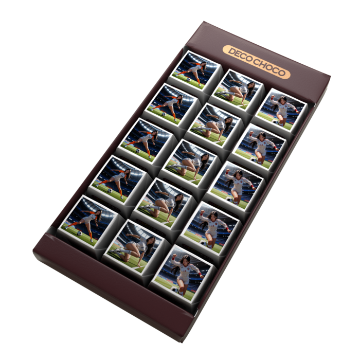 DECOチョコ - 列ごとにデザイン