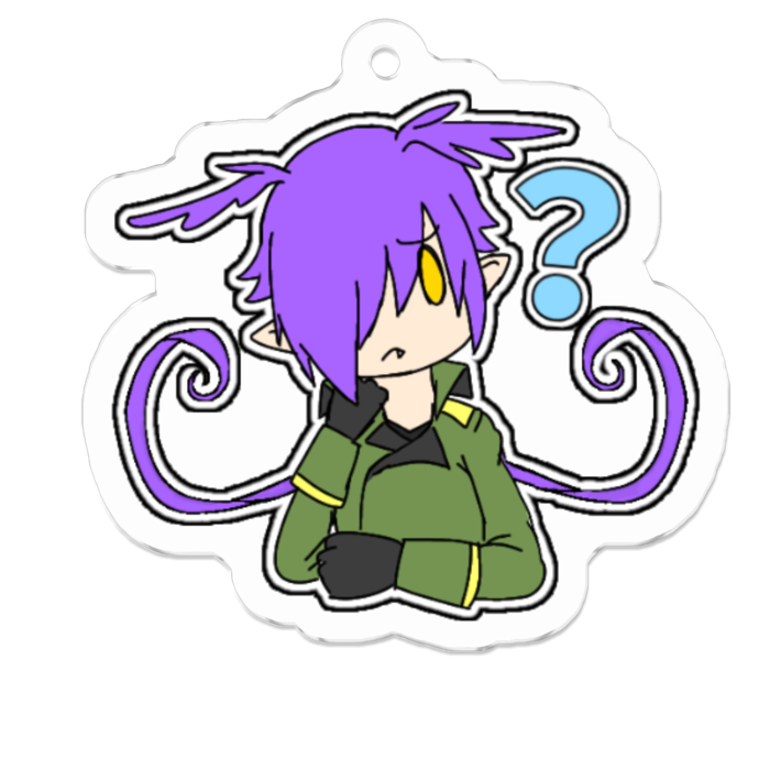 アクリルキーホルダー - 50 x 50 (mm)