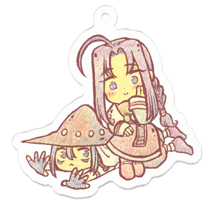 アクリルキーホルダー - 50 x 50 (mm)
